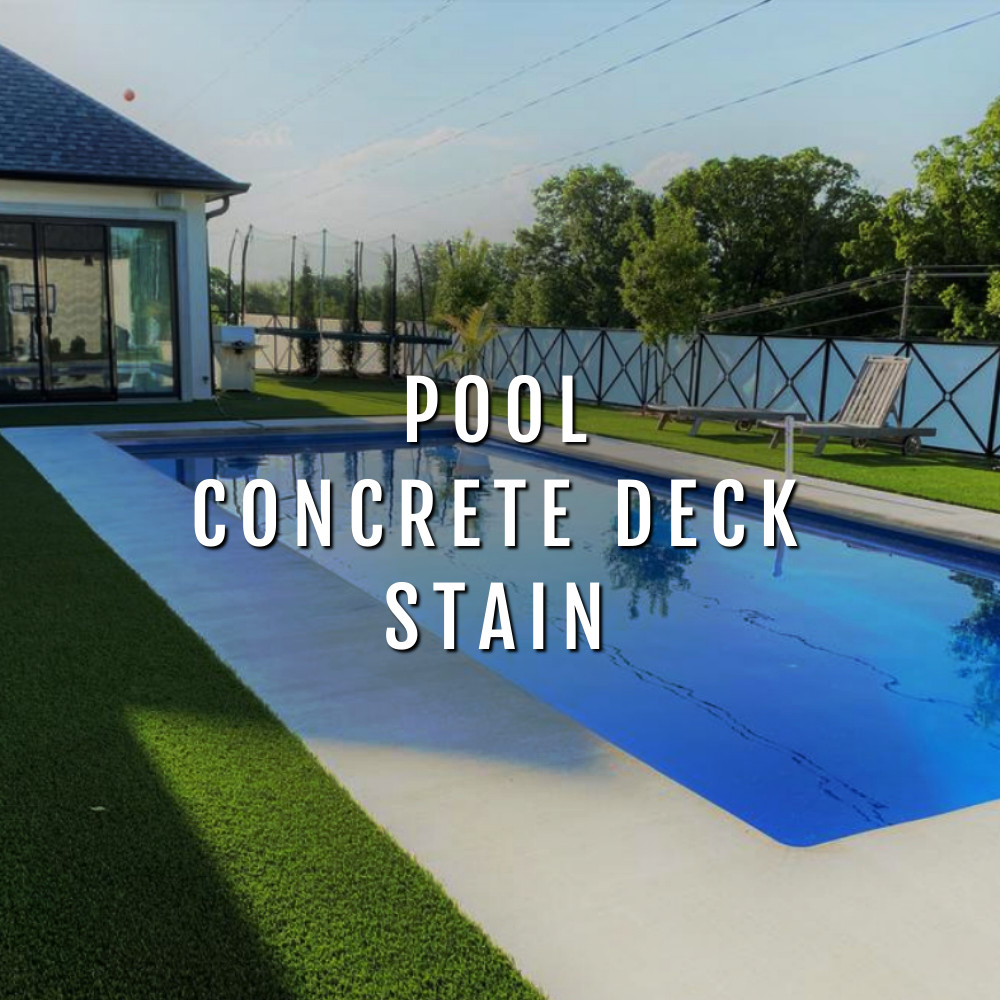 Pool Concrete Deck Stain
